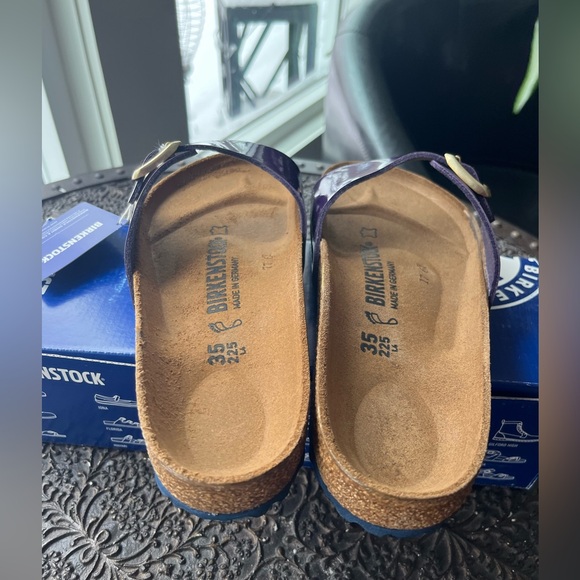 BIRKENSTOCK MADRID SANDALS IN VIOLET PATENT 35 EU 4-4.5 US - Picture 5 of 7